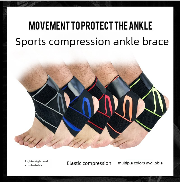 Op voorraad: groothandelbrace, dunne, ademende, elastische steunband, compressie, anti-verstuiking, sportenkelbrace_voghion.com