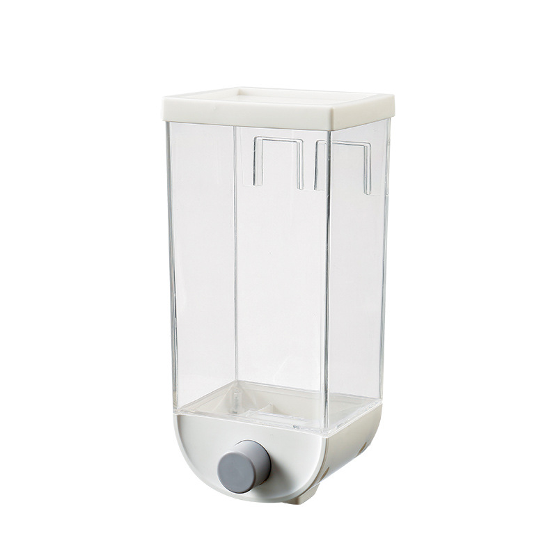 Contenitore per cereali da cucina Easy Press, dispenser a parete per alimenti._voghion.com
