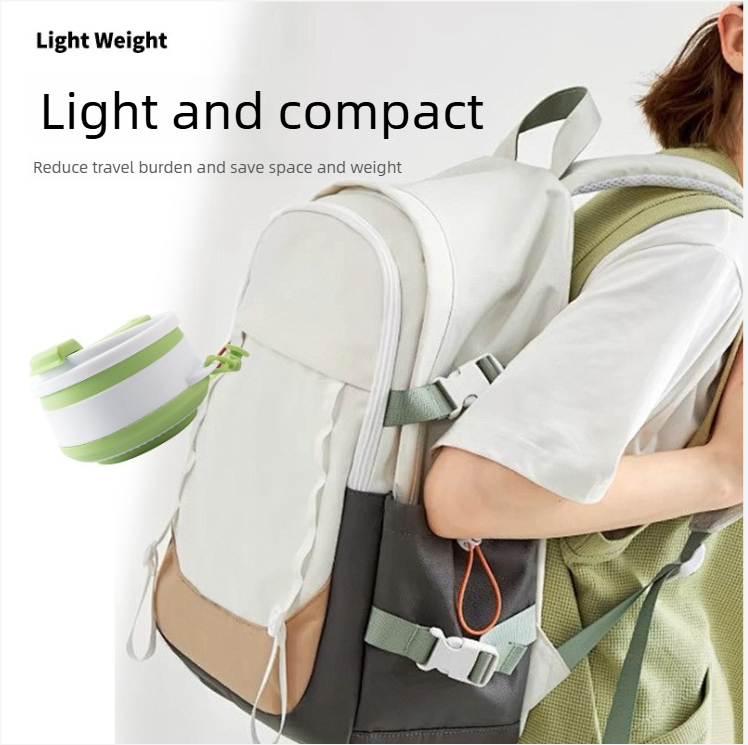 Cross-Border Portable Silicone Folding Large Capacity Business Trip Camping Handy Coffee Juice Travel Mouthwash Cup_voghion.com