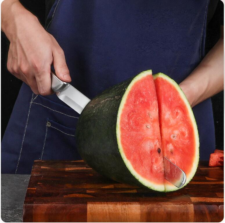 Großes Haushaltsmesser mit verlängerter Länge, Obstmesser, gewerbliches Wassermelonenmesser aus Edelstahl, erhältlich_voghion.com