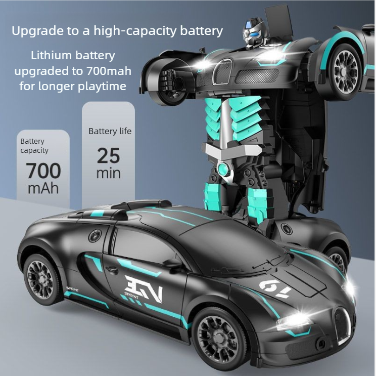 Neues ferngesteuertes Kinderauto mit Gestensteuerung und Transformationsfunktion – Elektrisches Rennauto King Kong Roboter-Spielzeug für Jungen_voghion.com