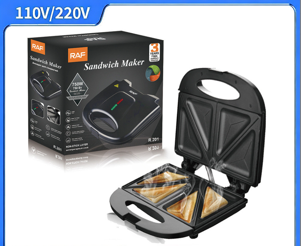 Cross-border Waffle 3-in-1 Breakfast Machine, Donut Steak Maker, Household Electric Baking Pan, Toaster, Bread Maker_voghion.com