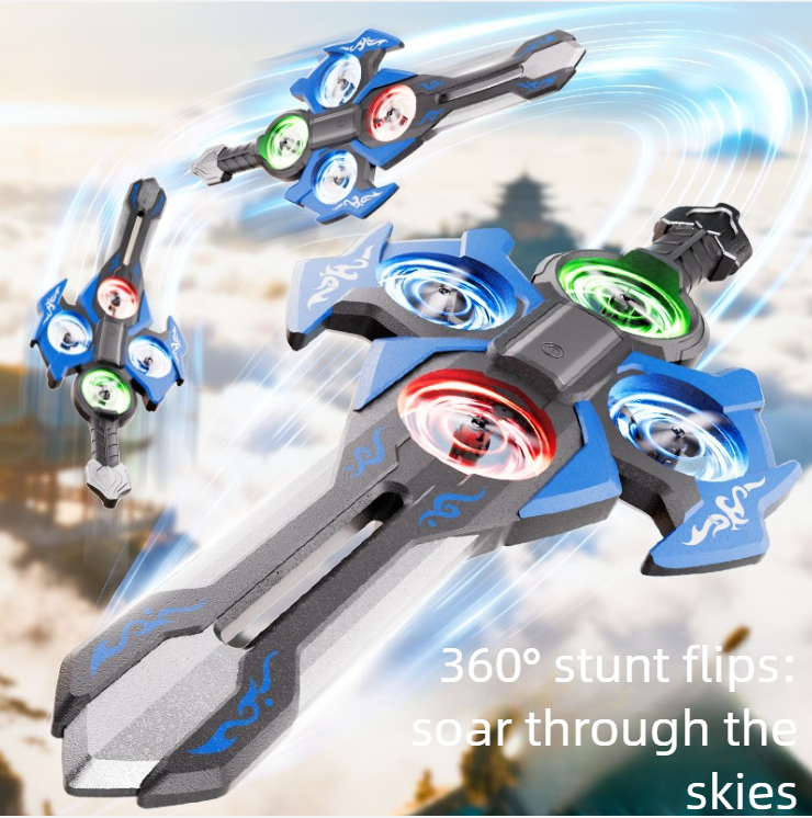 2026 New Model Flying Sword Electric Children's Toy Boys, Durable For Elementary School Students, Remote Control Drone_voghion.com