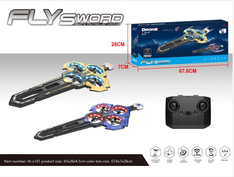 Remote Control Flying Sword Toy For Boys Durable Smart Toy_voghion.com