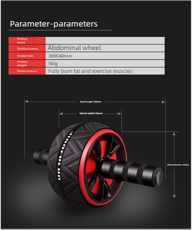 Ab Roller Wheel For Core Workout And Muscle Training Fitness_voghion.com