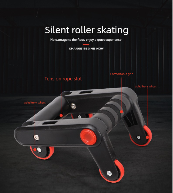 Roulette abdominale multifonction pour exercices de gainage_voghion.com