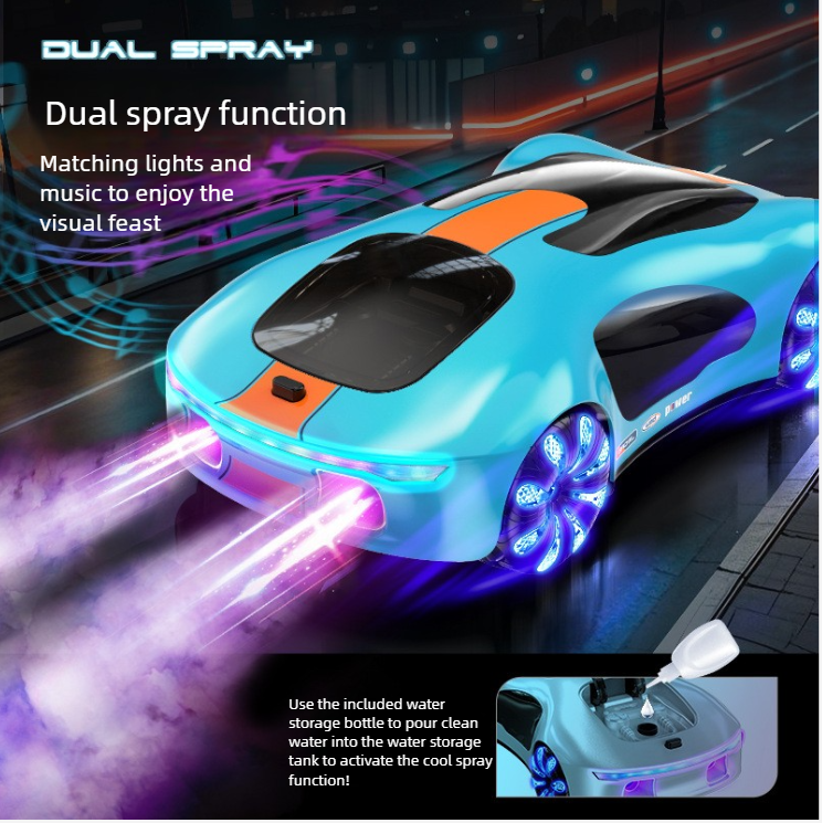 EV New Energy Drift Dual Spray Music Marquee Stunt Car Gesture Sensing Remote Control Toy_voghion.com