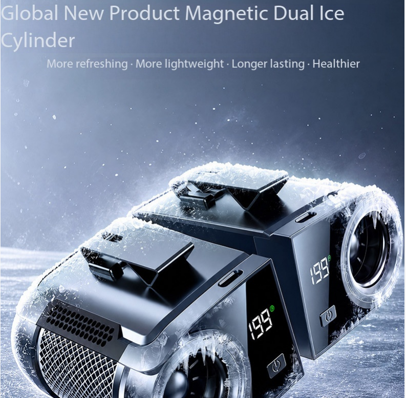 Ventilateur de taille magnétique rechargeable pour le camping_voghion.com