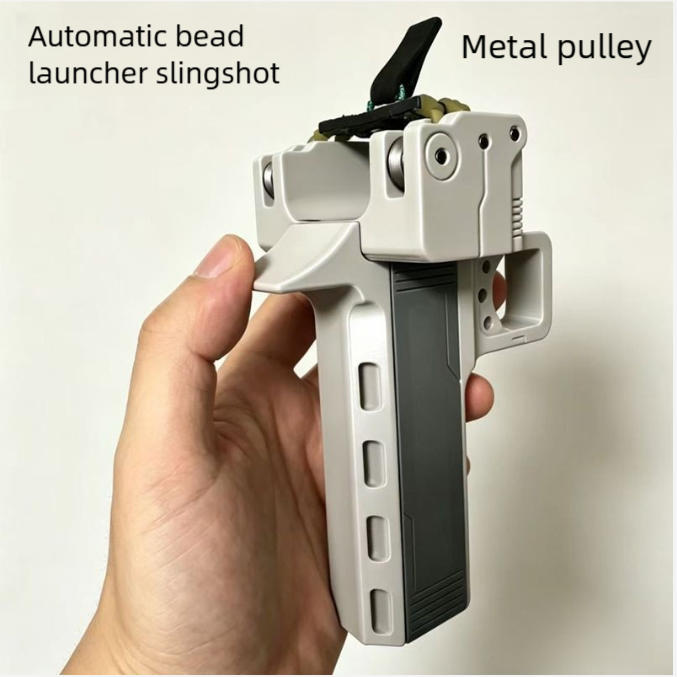 2026 Hot-selling Semi-automatic New Automatic Bead-loading Slingshot, Quick-loading Magnetic Slingshot Set_desvips.com