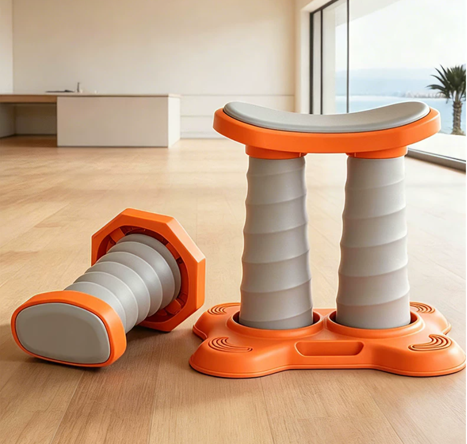 Double Stand, Push-Up Device, Elastic Support Training Fitness Equipment, Home Exercise Aid, Automatic Rebound_desvips.com