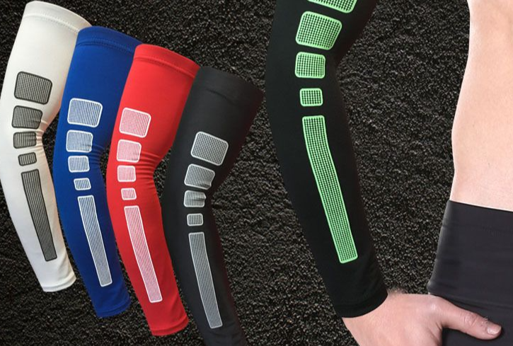Sports Arm Guards Men, Extended Elbow Wrist Guards, Elastic, Quick Drying, Breathable Basketball Protective Gear For_voghion.com
