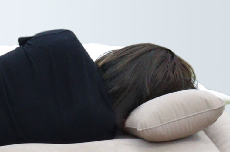 【 Comfort 】 Inflatable Portable Single New Waist Protection Pad Outdoor Camping Folding Air Napping Pillow_voghion.com