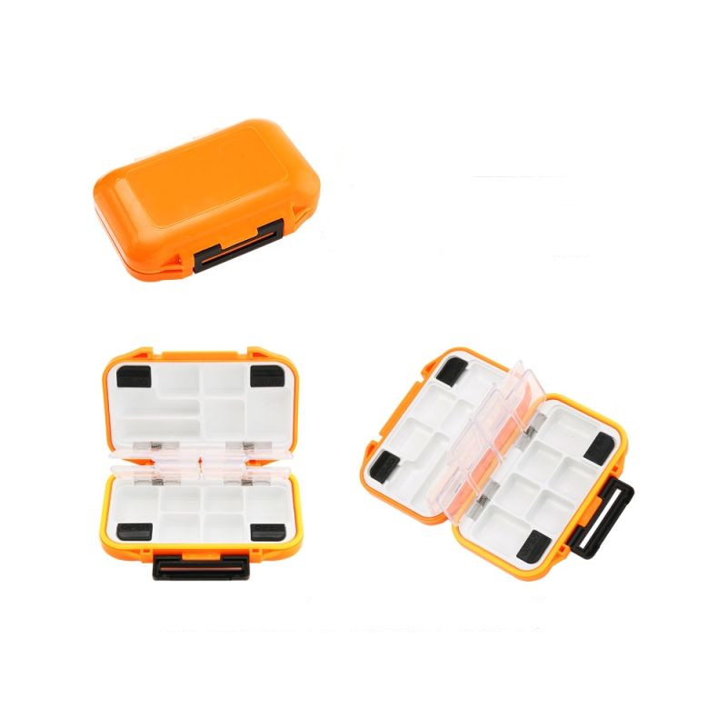 【Collezione 220000 People's】 Contenitore per accessori impermeabile, multifunzionale, esca, amo, roccia, piccola cassetta degli attrezzi_voghion.com