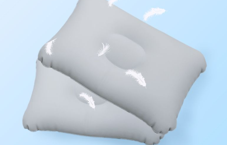 【 Comfort 】 Inflatable Portable Single New Waist Protection Pad Outdoor Camping Folding Air Napping Pillow_voghion.com