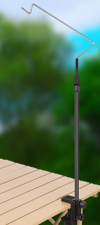 【 14000 People's Collection 】 Outdoor Aluminum Alloy Stand Camping Pole Lighting Portable Telescopic Support Night_voghion.com
