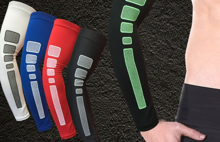 Sports Arm Guards Men, Extended Elbow Wrist Guards, Elastic, Quick Drying, Breathable Basketball Protective Gear For_voghion.com