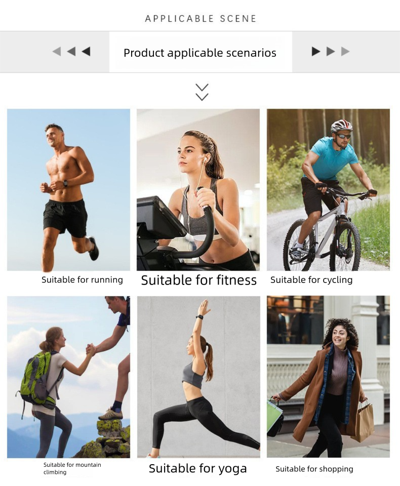 Bolsa multifuncional para braço e transversal, unissex, ideal para atividades físicas ao ar livre, ciclismo, corrida e uso casual._voghion.com