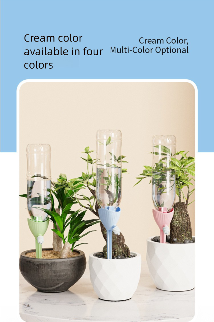 Novo modelo de dispositivo gotejador com vazão ajustável automática para irrigação de flores, percolador, exclusivo para uso internacional._voghion.com