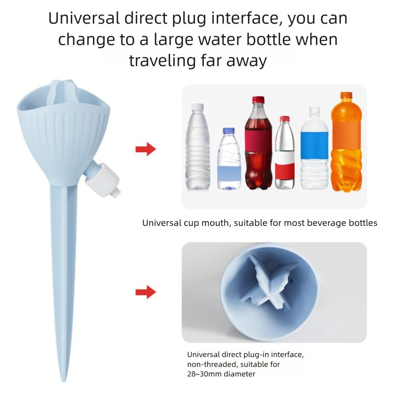 Novo modelo de dispositivo gotejador com vazão ajustável automática para irrigação de flores, percolador, exclusivo para uso internacional._voghion.com
