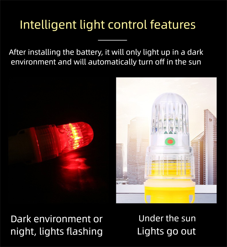 Marine LED Fish Attracting Light - Light-Controlled Patch Net Marker Light, Navigation Beacon & Flashing Signal Warning Light_voghion.com