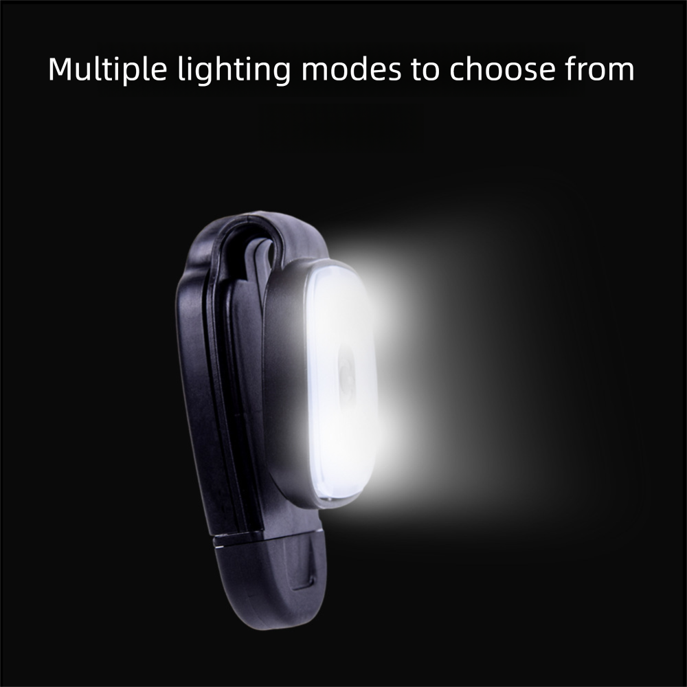 Linterna frontal led con clip recargable para camping y correr_voghion.com