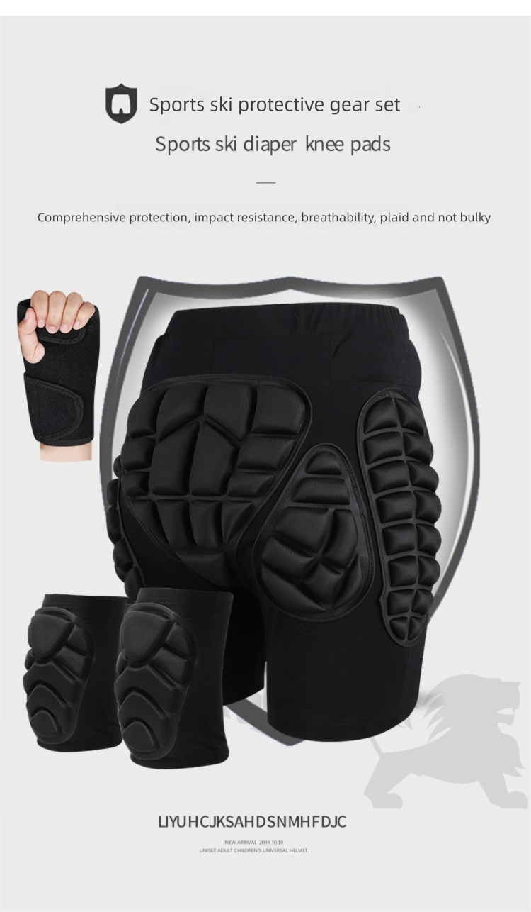 Protective Padded Shorts & Gear Set For Impact Resistance_voghion.com