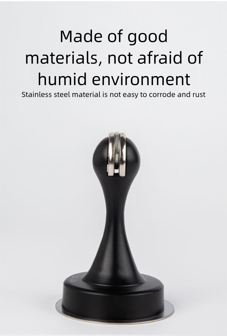 Magnetisk dørstopper i 304 rustfrit stål med kollisionsbeskyttelse_voghion.com