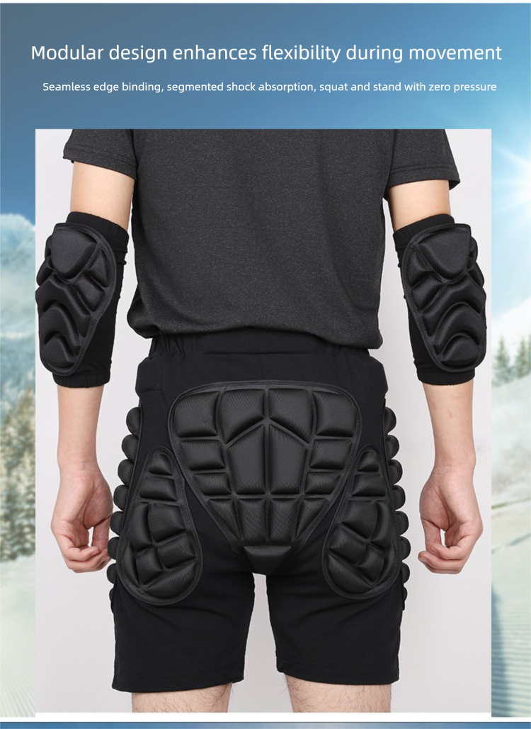 Protective Padded Shorts & Gear Set For Impact Resistance_voghion.com