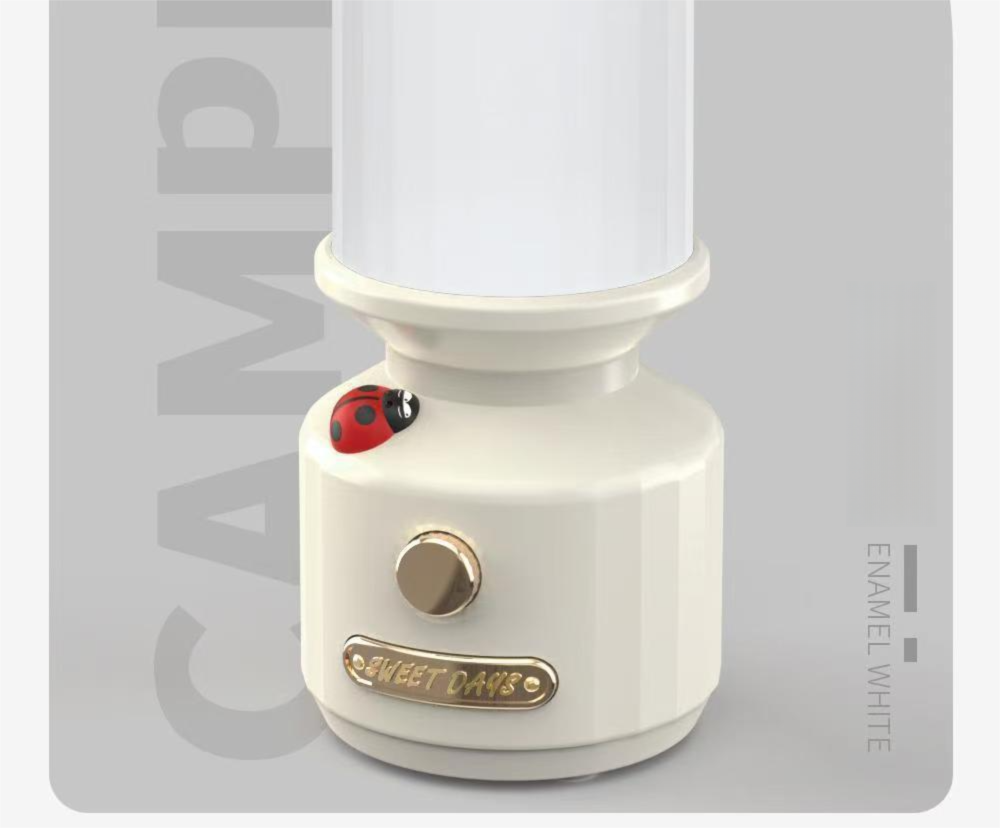 Outdoor Camping Lantern Ladybug Shaped Rechargeable Led Light_voghion.com