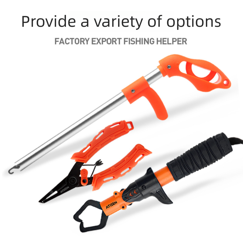 Kit de pêche en extérieur 3 pièces, pince de pêche multifonctionnelle, pince à poisson et dégorgeoir en alliage d'aluminium_voghion.com