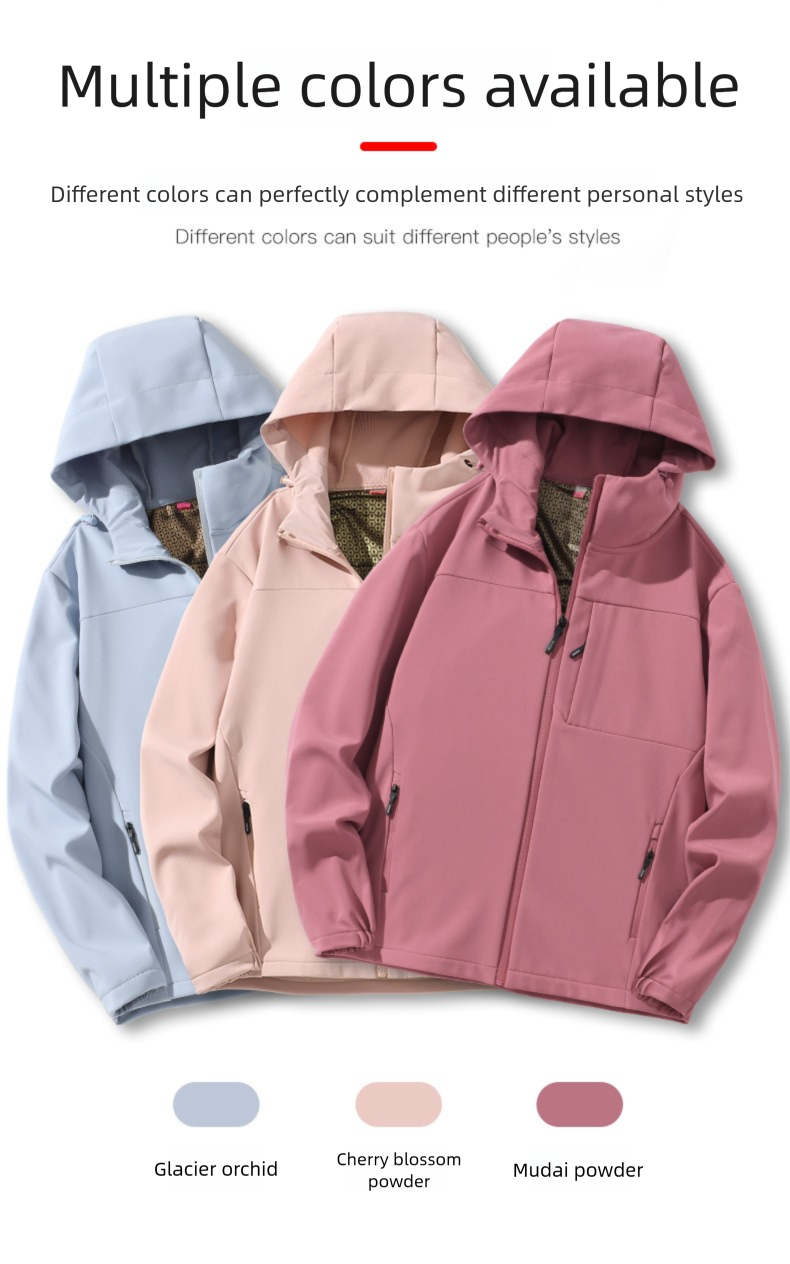 Graphene fliso softshell striukė žygiams vyrams ir moterims_voghion.com