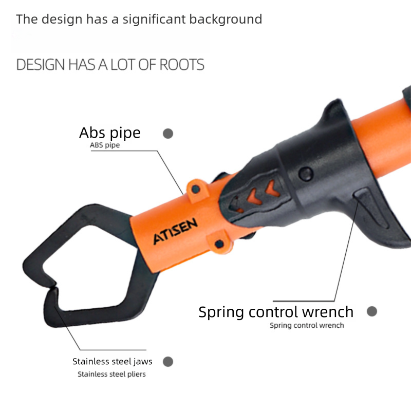 Kit de pêche en extérieur 3 pièces, pince de pêche multifonctionnelle, pince à poisson et dégorgeoir en alliage d'aluminium_voghion.com