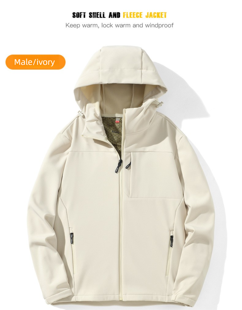 Graphene fliso softshell striukė žygiams vyrams ir moterims_voghion.com