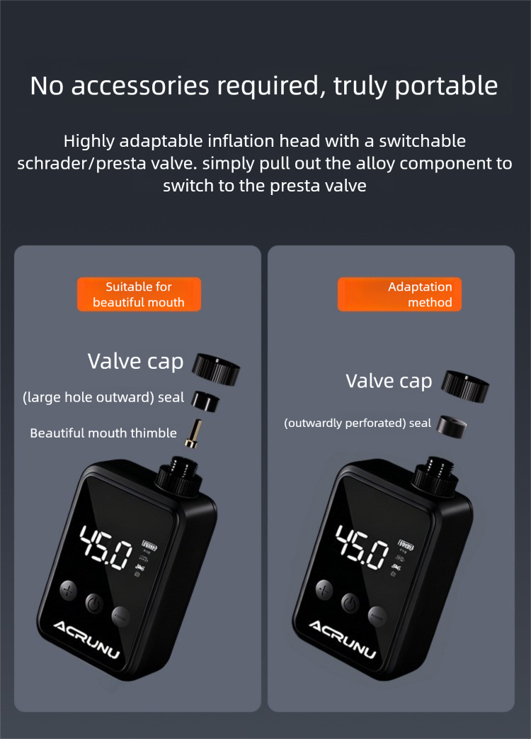 Bomba de bicicleta digital para btt e estrada alta pressão_voghion.com