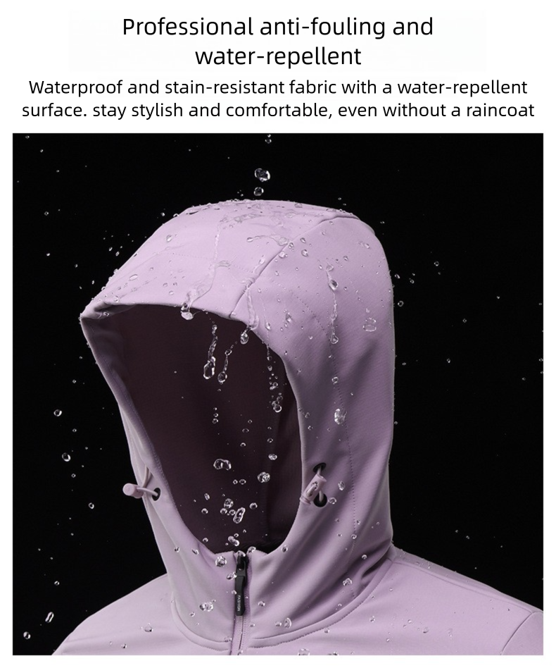 Graphene fliso softshell striukė žygiams vyrams ir moterims_voghion.com