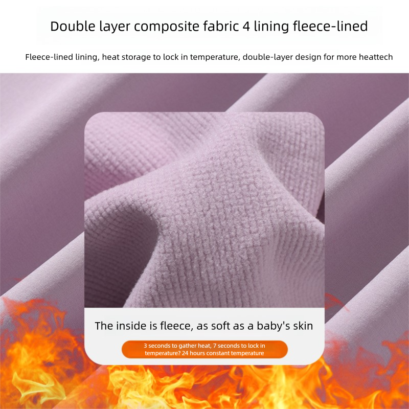 Graphene Fleece Softshell Jacket - Custom Embroidery & Logo Print, Windproof & Abrasion-Resistant Outdoor Hiking Coat For Men & Women_voghion.com