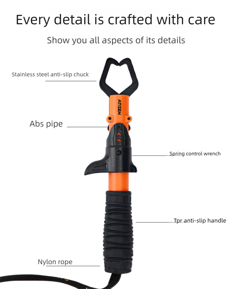 Kit d'outils de pêche 3 pièces avec pince et décrocheur_voghion.com