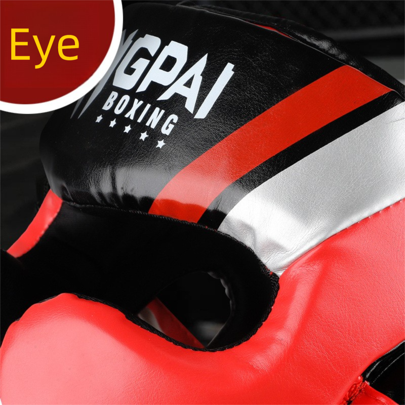 Thickened Full-Face Boxing Helmet, Competition Grade Headgear For Kids & Adults, Closed Type Protector For MMA & Muay Thai_voghion.com