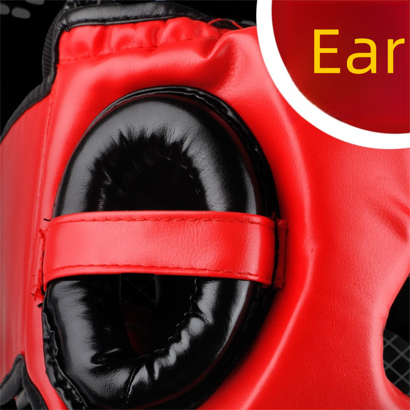 Thickened Full-Face Boxing Helmet, Competition Grade Headgear For Kids & Adults, Closed Type Protector For MMA & Muay Thai_voghion.com