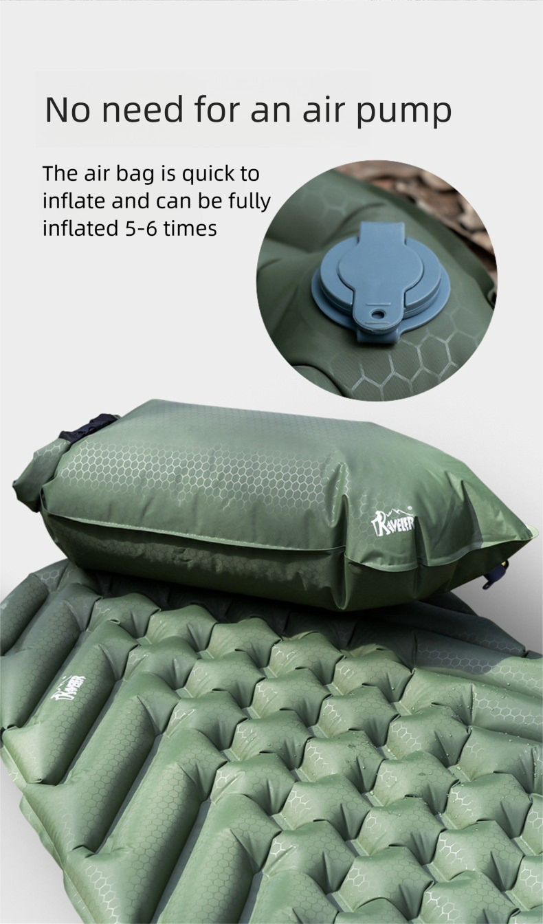 Opblaasbare campingmat voor één persoon waterdichte luchtmat_voghion.com