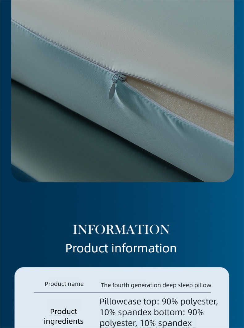 Deep Sleep Pillow Pro Memory Foam Pillow Neck Support Pillow_voghion.com