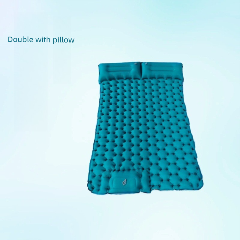 2-Person Inflatable Camping Mattress, Portable Waterproof Air Pad For Outdoor Camping, Travel & Car Use_voghion.com