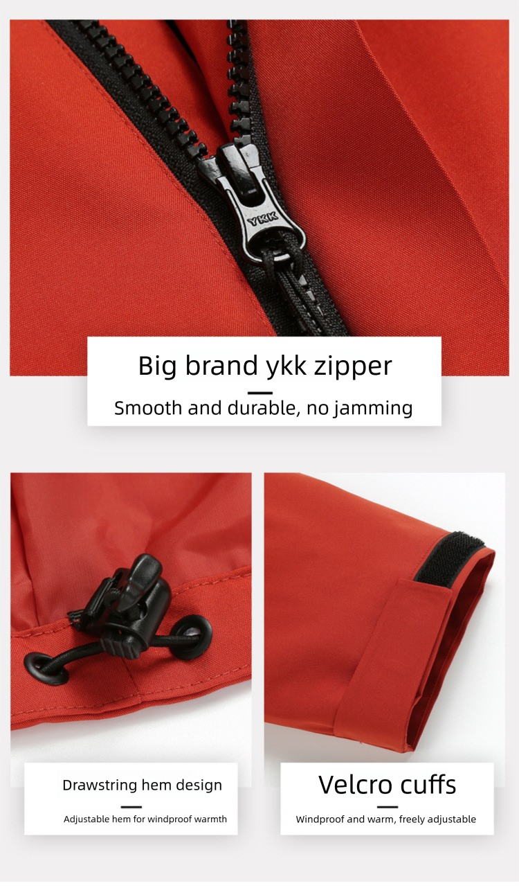 3-in-1 Outdoor Jacket For Hiking And Skiing Waterproof Coat_voghion.com