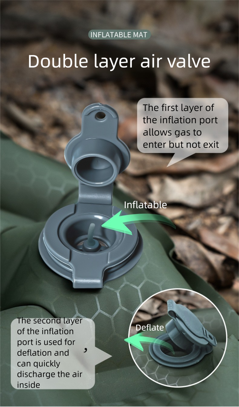 Opblaasbare campingmat voor één persoon waterdichte luchtmat_voghion.com