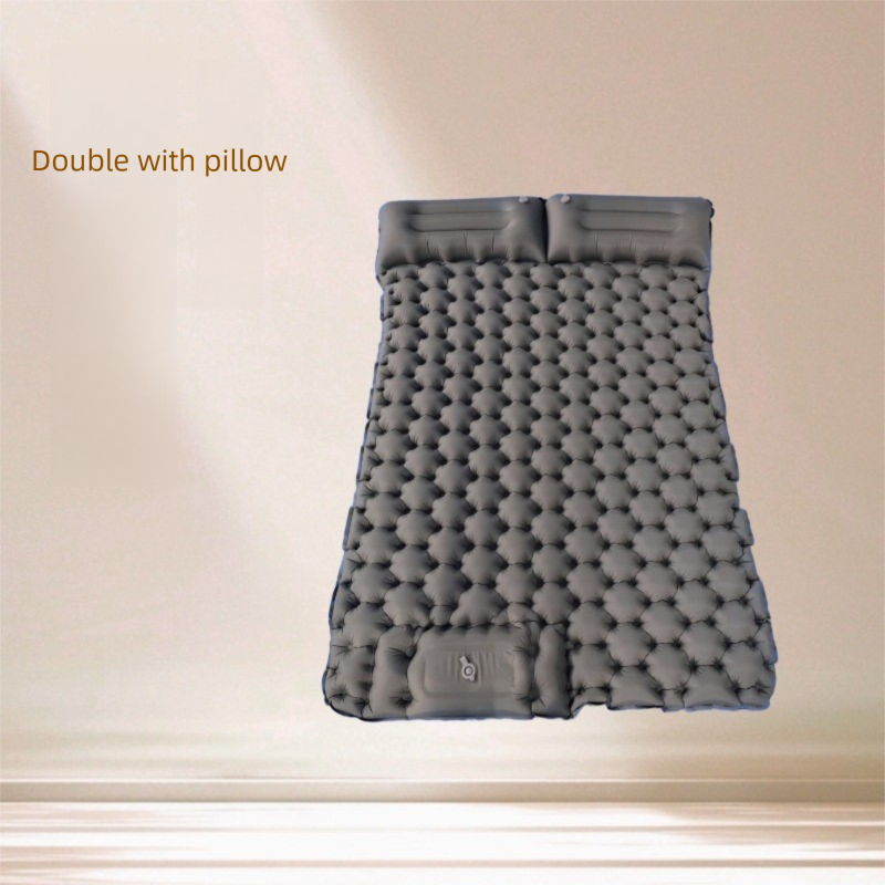 2-Person Inflatable Camping Mattress, Portable Waterproof Air Pad For Outdoor Camping, Travel & Car Use_voghion.com