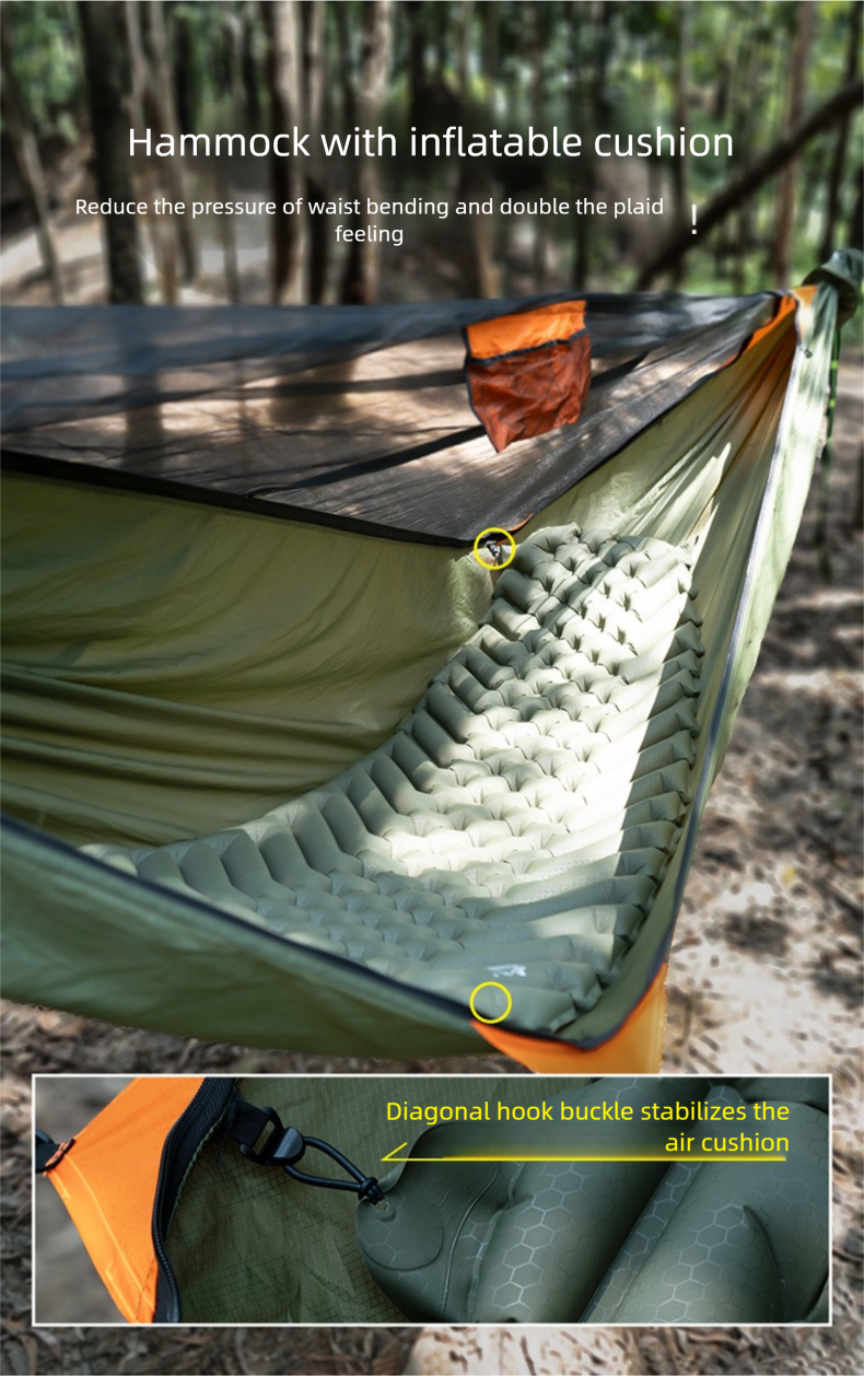 Opblaasbare campingmat voor één persoon waterdichte luchtmat_voghion.com