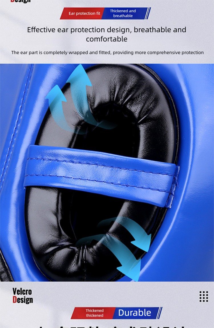 Thickened Full-face Boxing Helmet For Mma And Muay Thai Training_voghion.com