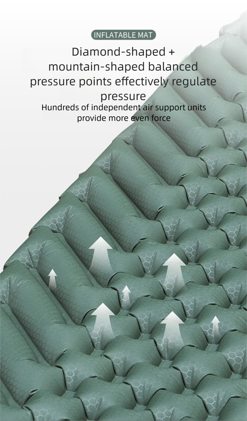 Opblaasbare campingmat voor één persoon waterdichte luchtmat_voghion.com