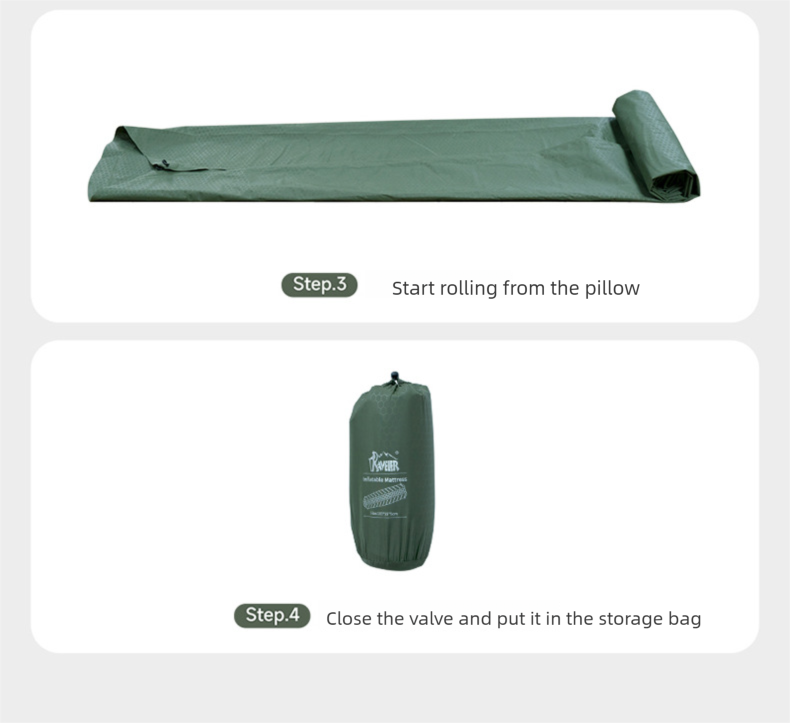 Opblaasbare campingmat voor één persoon waterdichte luchtmat_voghion.com