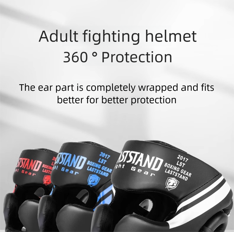 Profesionalus bokso šalmas su veido apsauga suaugusiems vaikams_voghion.com